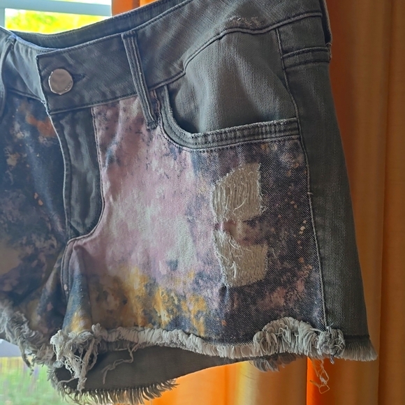 Distressed Summer Jean Shorts - Picture 3 of 7